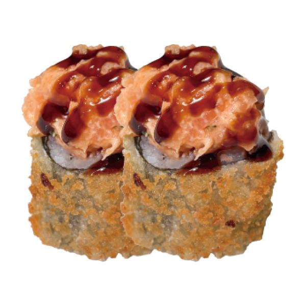 118 MAKI FRITOS CON SALMÓN(8U)